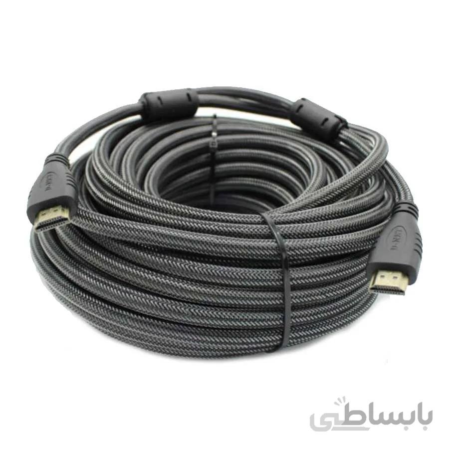 کابل HDMI کنفی 15 متری ا 15M Hemp cover HDMI Cable