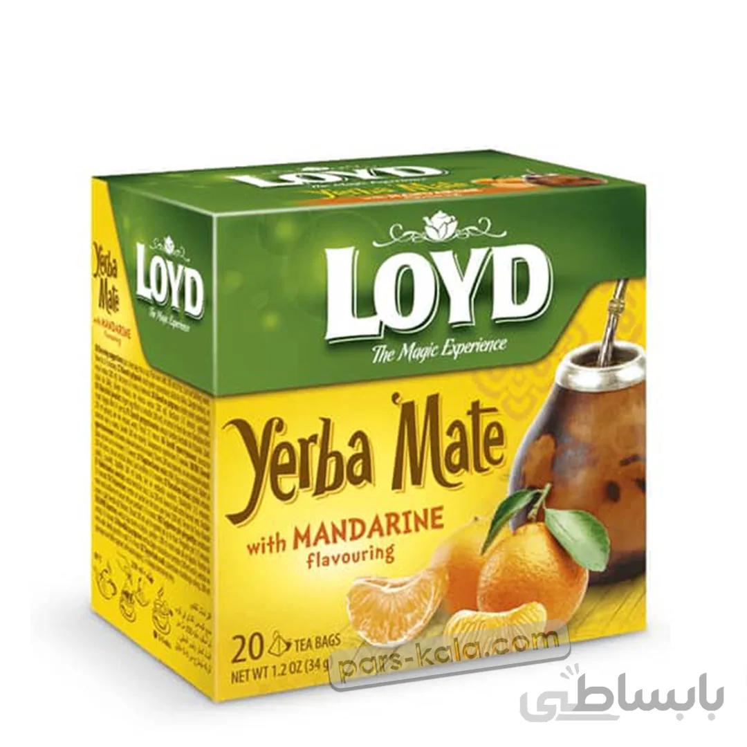 دمنوش گیاهی لوید با طعم نارنگی loyd