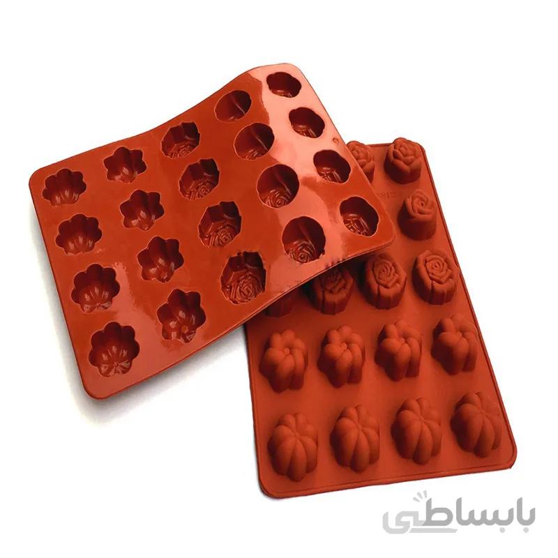 قالب شکلات و حلوا گل جور