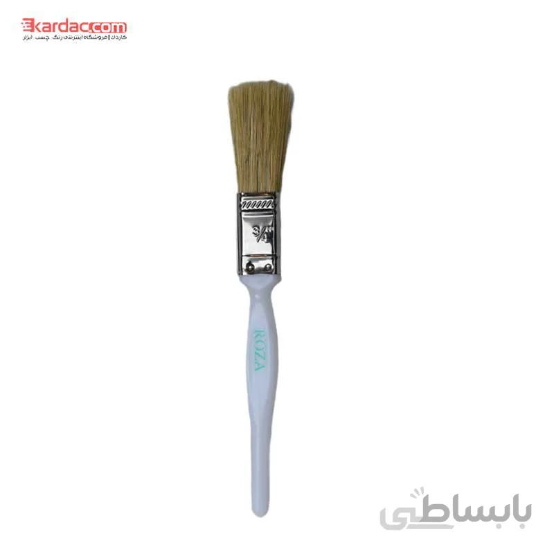 قلمو نقاشی رنگ روغنی روزا سایز 3.4 مو کرم ا Roza Oil Brush Paint Size 3.4