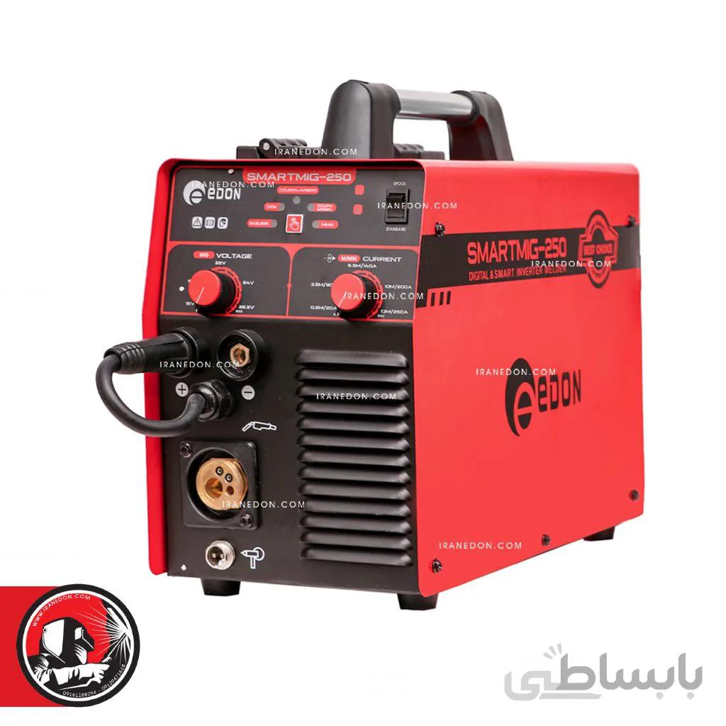 دستگاه جوش اینورتر co2 تکفاز 250 امپر ادون مدل SMARTMIG-250
