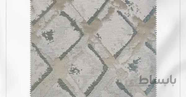 پرده مخمل طرح دار کد 7016