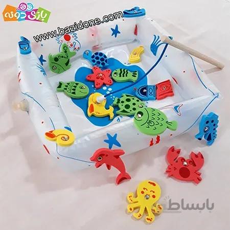 بازی فکری ماهیگیری زبل فومی مغناطیسی