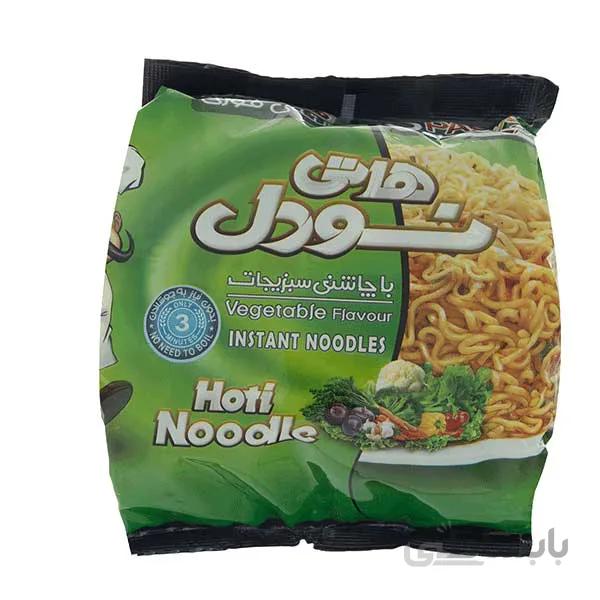 نودل رشته ای با طعم سبزیجات 5 بسته ای هاتی کارا