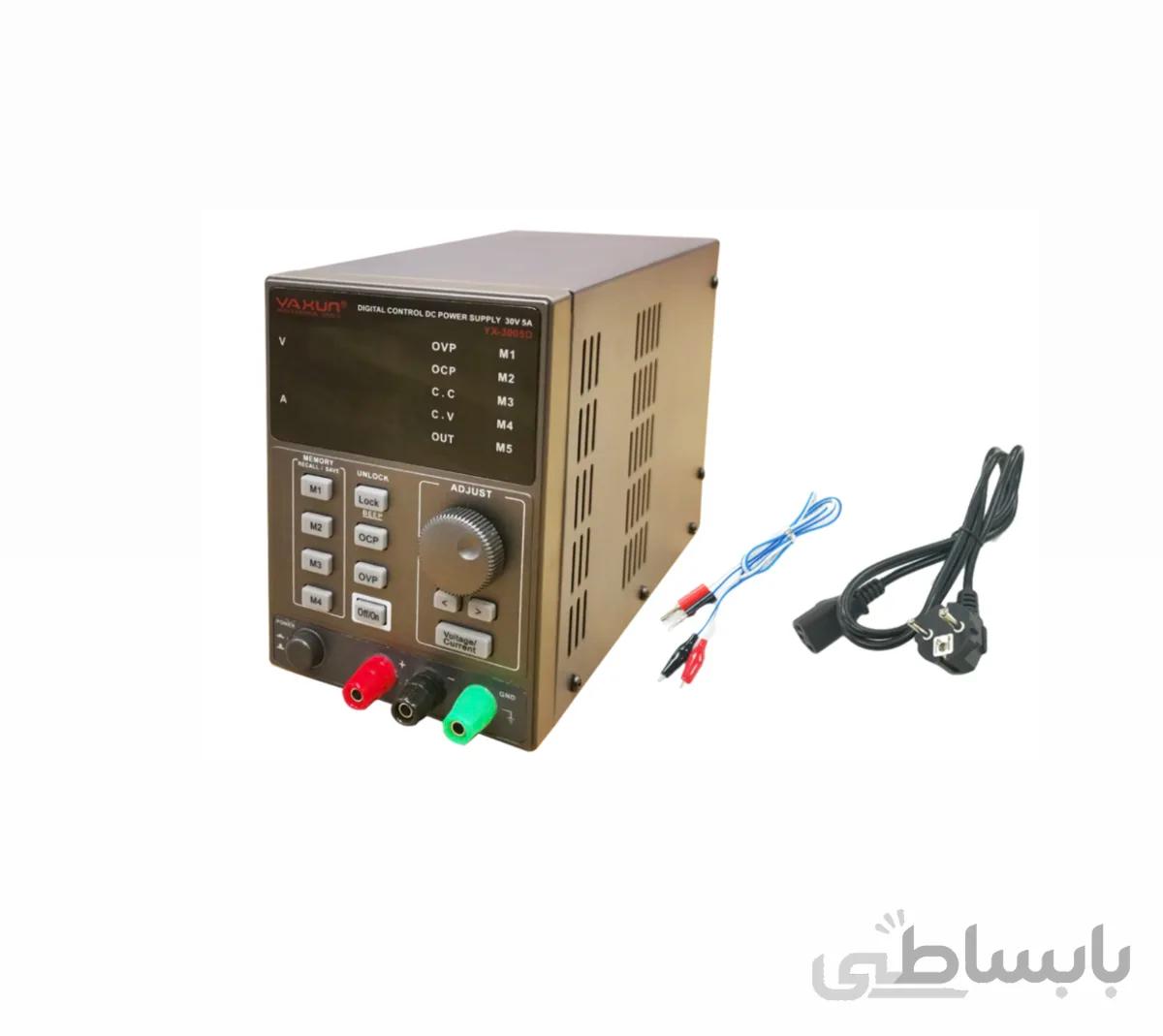 منبع تغذیه ۳۰ ولت و۵ آمپر YAXUN YX-3005D