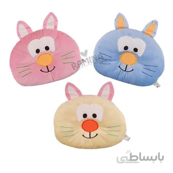 بالش عروسکی فرم دهی سر نوزاد طرح گربه کنزا Kenza
