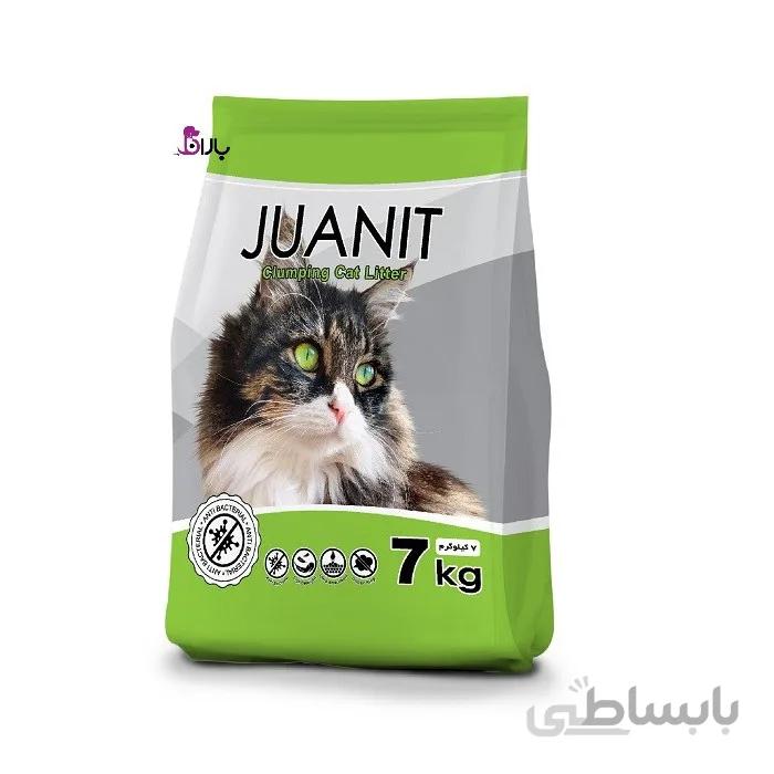 خاک توالت گربه سوپر پریمیوم ژوانیت با رایحه کاج