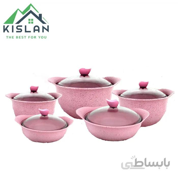 قابلمه 10 پارچه وایکینگ نیوگرانیت صورتی