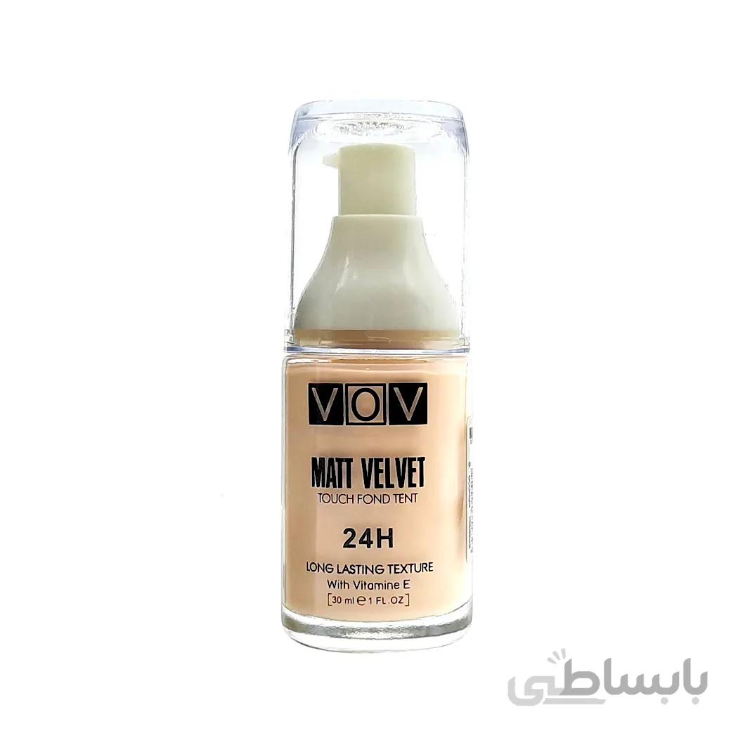 کرم پودر وو VOV مدل مات و مخملی ا VOV Foundation Matt Velvet
