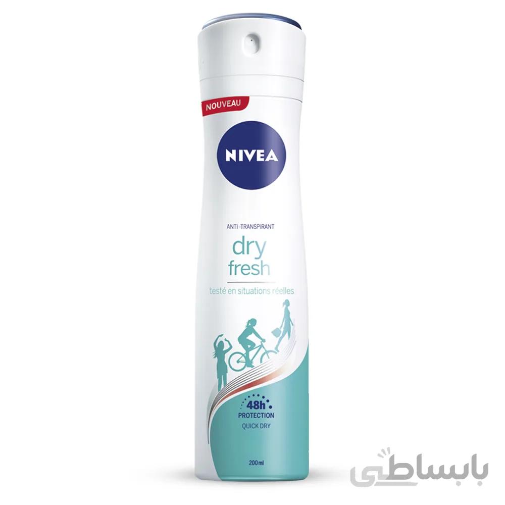 اسپری دئودورانت زنانه Dry Fresh نیوا 150 میل