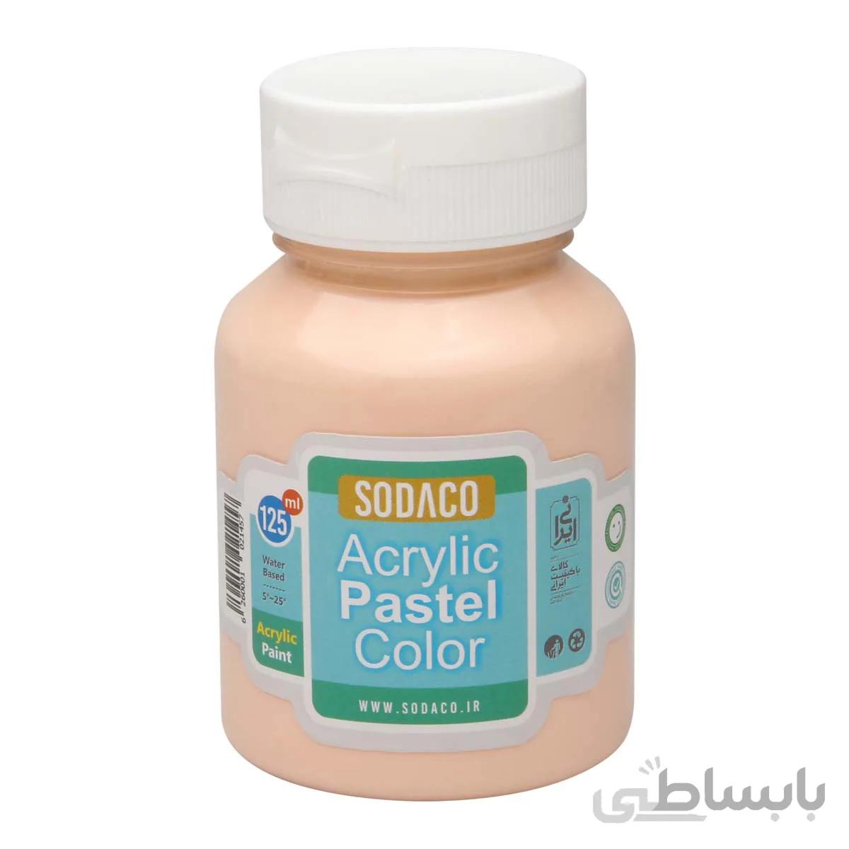 رنگ اکریلیک پاستلی سوداکو گلبهی روشن کد 02772