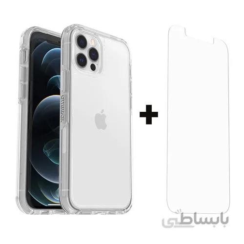 کاور آترباکس مدل SYMMETRY مناسب برای iphone 12 pro max + محافظ صفحه نمایش