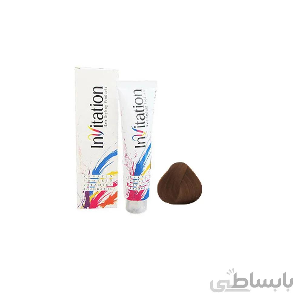 رنگ مو اینویتیشن شماره 6.6 حجم 120 میلی لیتر رنگ آلبالویی
