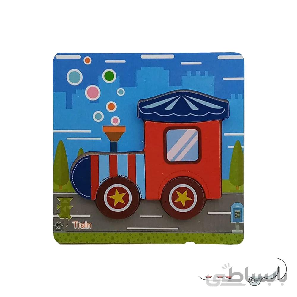 پازل چوبی طرح قطار