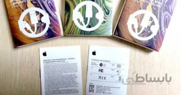 کابل شارژ آیفون XS MAX پکدار