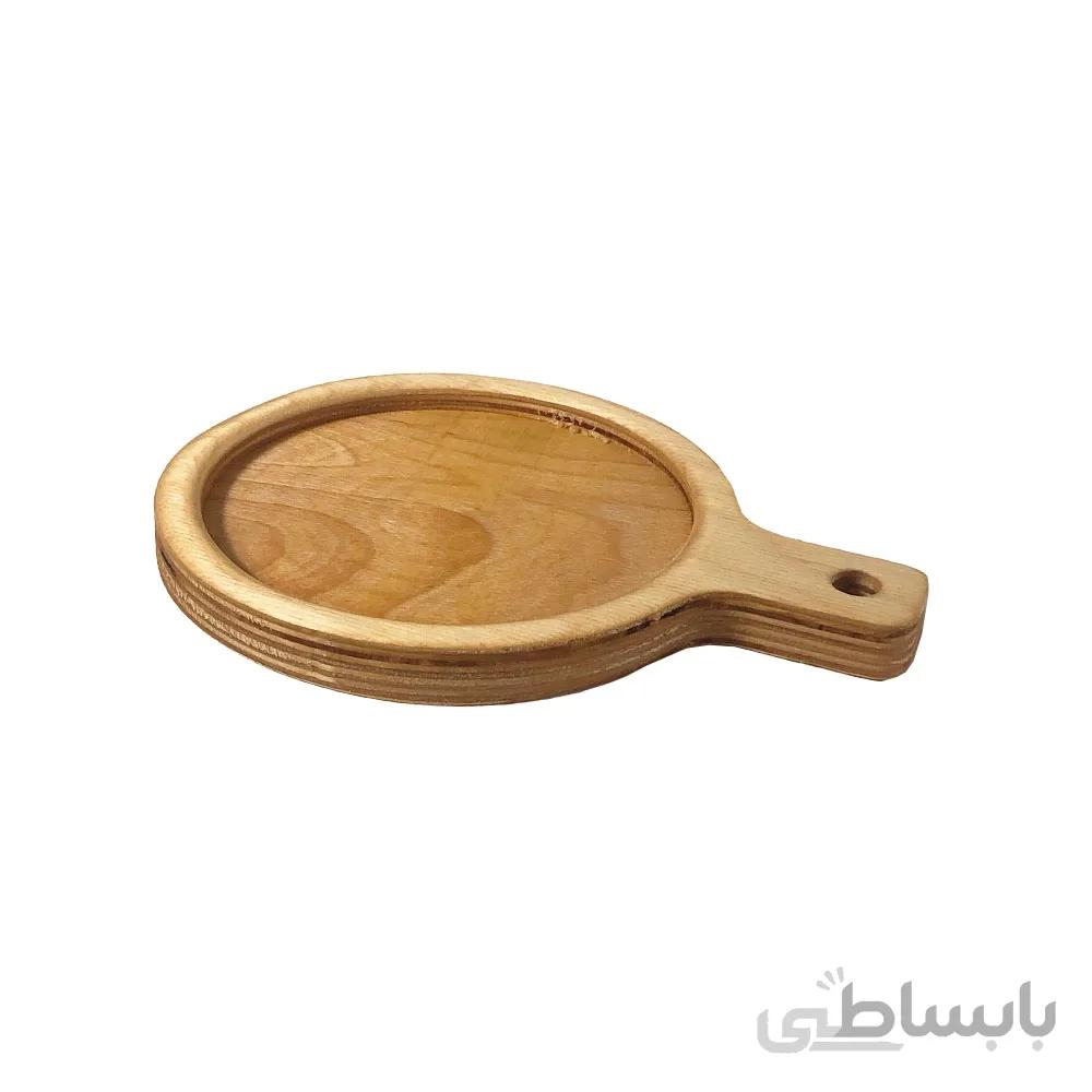 زیر لیوانی چوبی مدل دایره