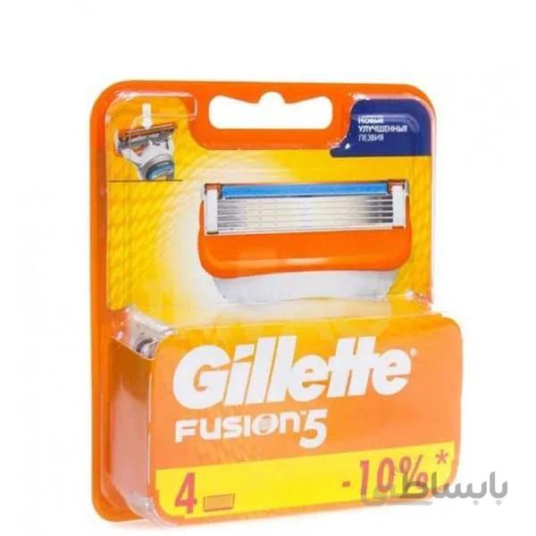 بسته 4 عددی یدک فیوژن 5 ژیلت ا gillette fusion 5 blades