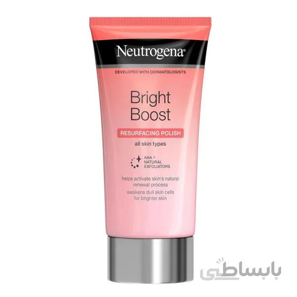اسکراب و لایه بردار از لاین Bright Boost نوتروژینا ا neutrogena