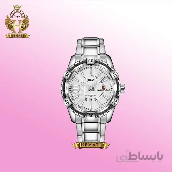 ساعت مچی مردانه نیوی فورس Naviforce NF9117M نقره ای
