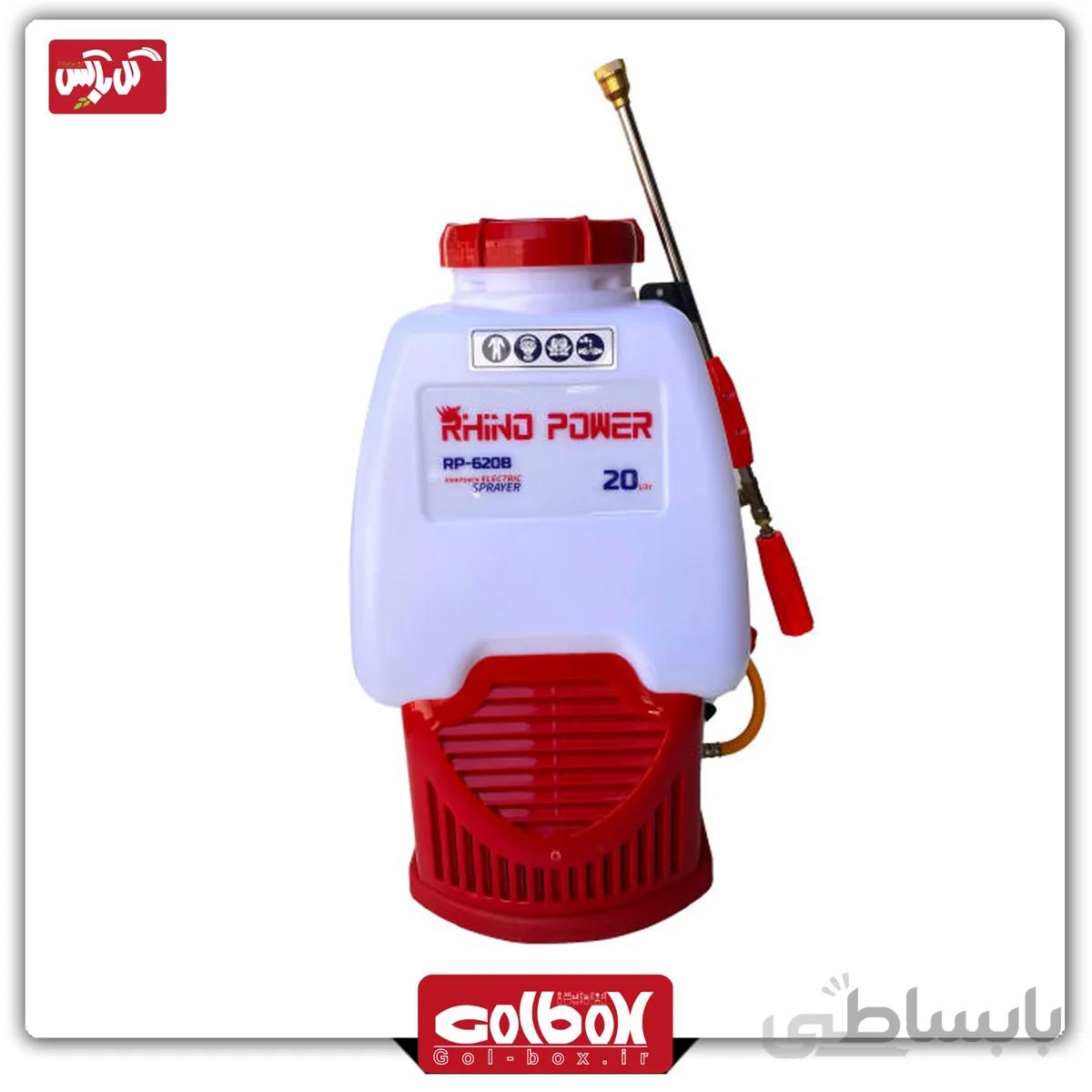 سمپاش باغبانی شارژی برند رینوپاور مدل RP-620B ظرفیت 20 لیتری