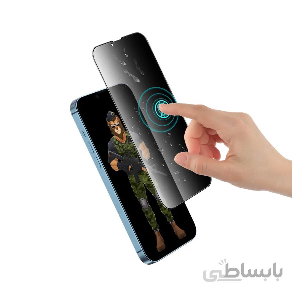 گلس محافظ صفحه 13 / 13 پرو گرین مدل 3D PET Privacy Pro