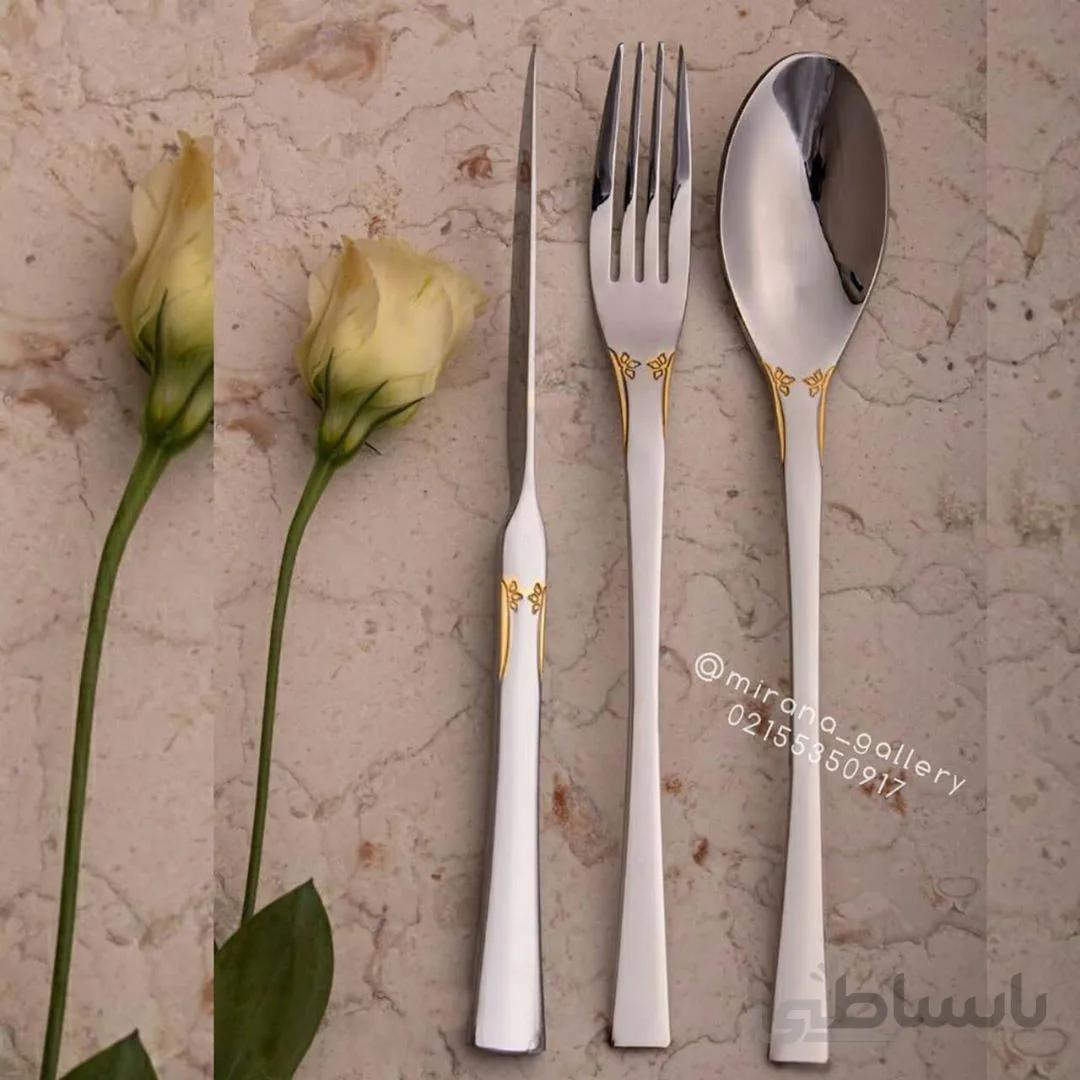 سرویس قاشق چنگال ۳۰ نفره و برند نیکولاس مدل جورجیا