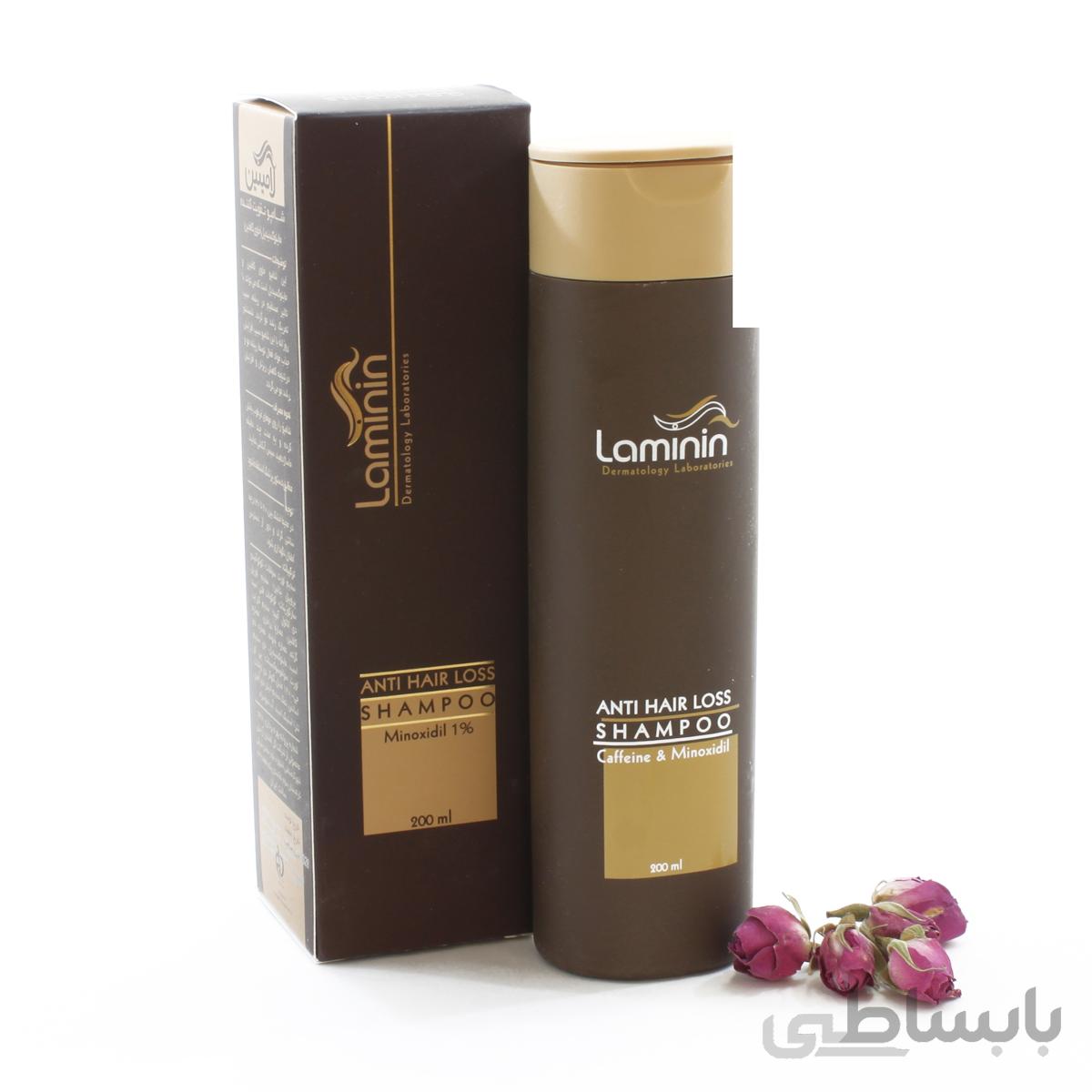 شامپو ضد ریزش ماینوکسیدیل لامینین ا Minoxidil Anti Hair Loss Shampoo LAMININ
