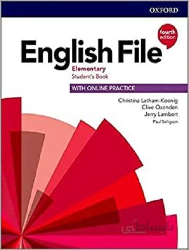 English File Elementary 4th+SB+WB+DVD انگلیش فایل المنتری
