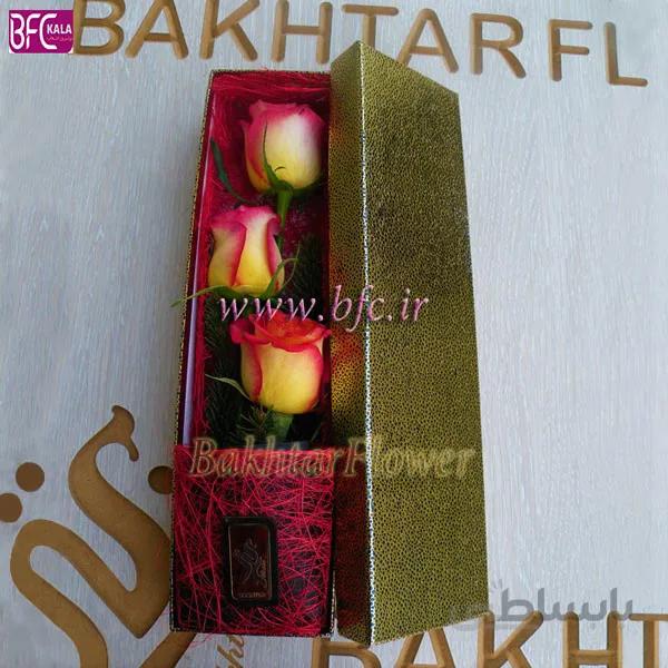باکس گل جعبه کادویی با گل رز کد 1079629