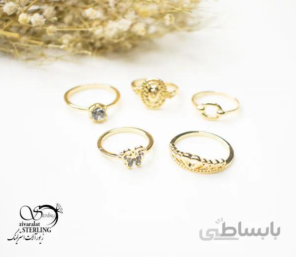 پک انگشتر زنانه کد 5584
