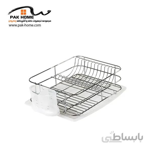 آبچکان رومیزی آدلان استیل یک طبقه با جا قاشقی AS909 ا ADLAN