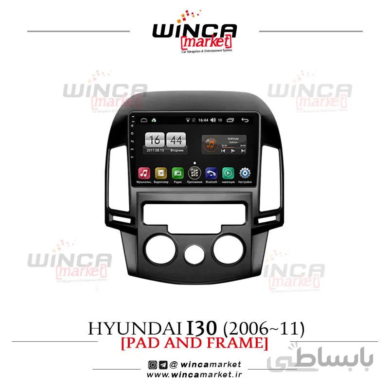 مانیتور اندروید فابریک هیوندای آی i30 کولر دیجیتال وینکا سری s170 پلاس TL855