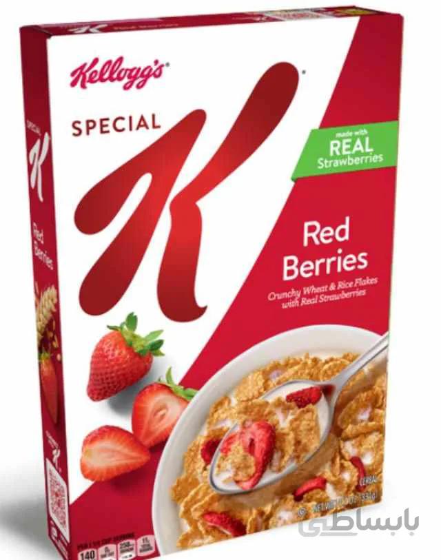 کورن فلکس کلاگز اسپشیال کی توت فرنگی 330 گ Kellogs