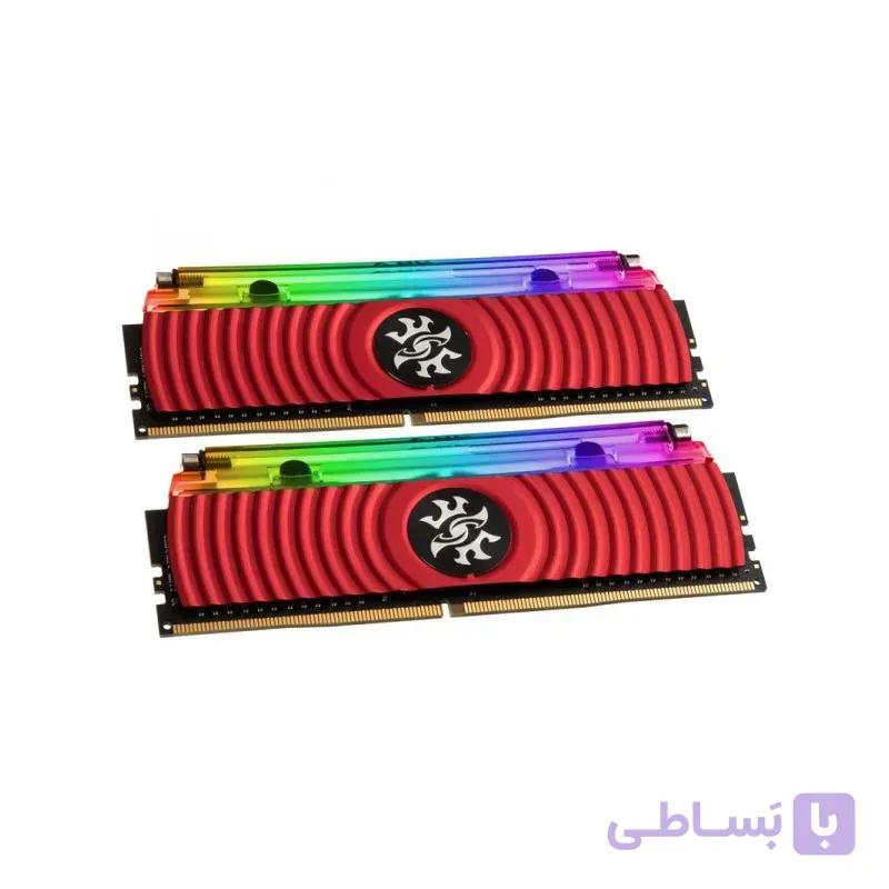 رم کامپیوتر دو کاناله DIMM ای دیتا مدل XPG SPECTRIX D80 با فرکانس 4133 مگاهرتز ظرفیت 16 گیگابایت