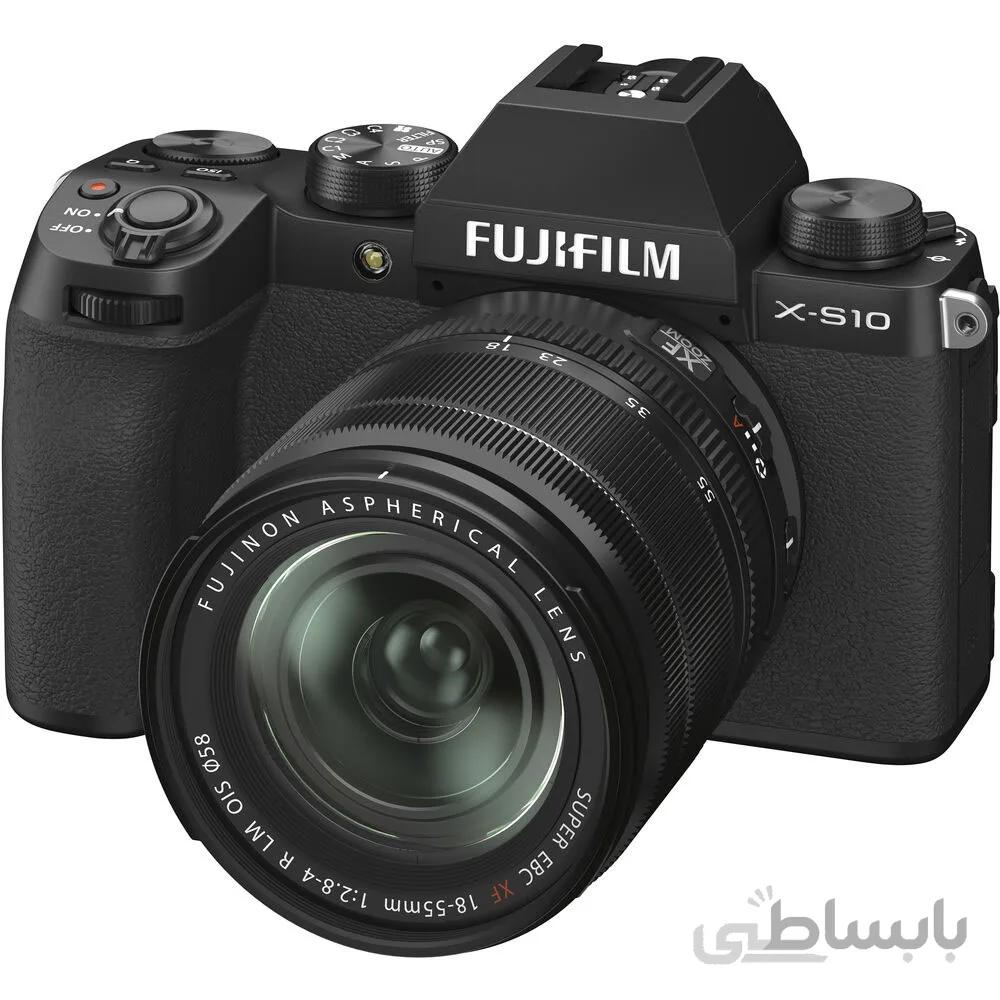 دوربين بدون آينه فوجی فيلم FUJIFILM X-S10 Mirrorless Digital Camera with 18-55mm