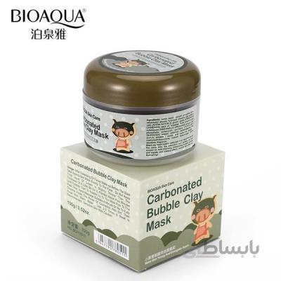 ماسک حبابی کربن بیوآکوا BIOAQUA Carbonated Bubble Mask ا BIOAQUA Carbonated Bubble Mask