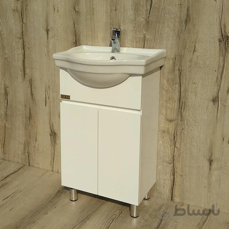 روشویی کابینتی پایه دار آرال ۵۰ | با عرض ۵۰ سانتیمتر