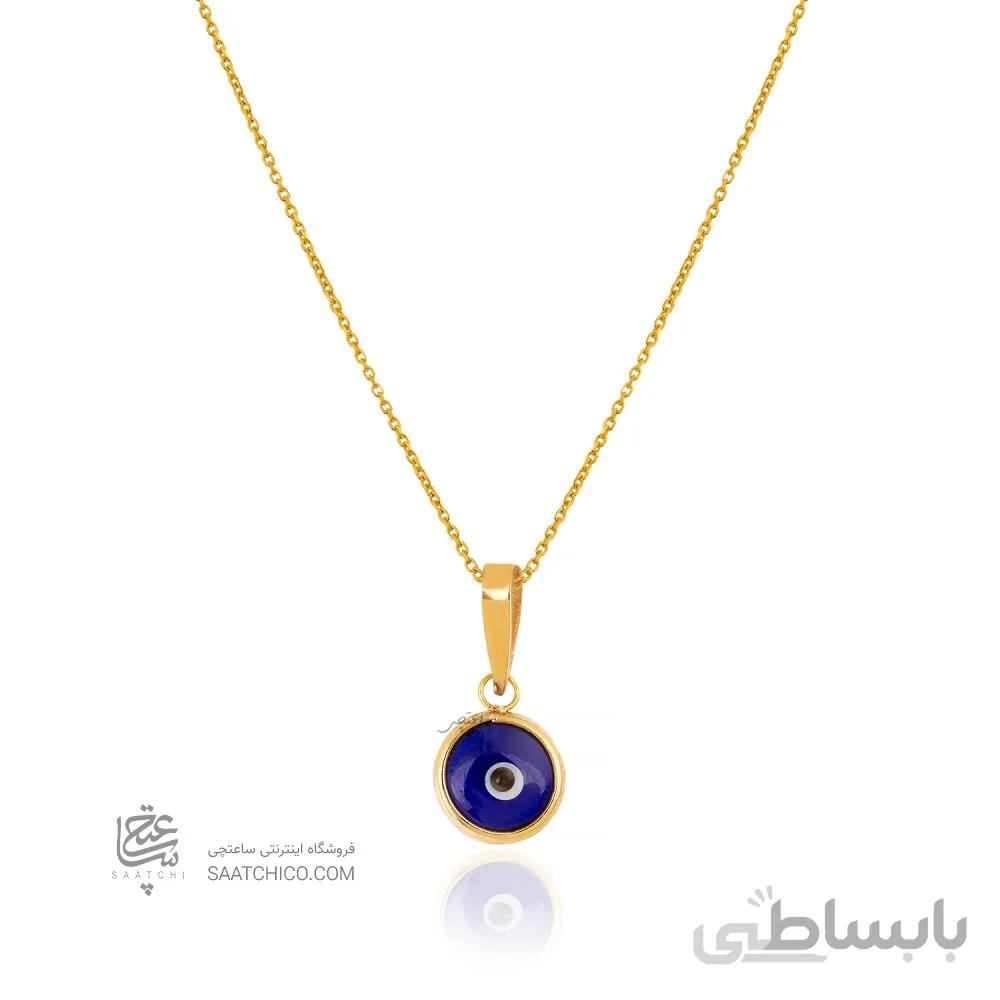 آویز طلا طرح چشم نظر کد CP392