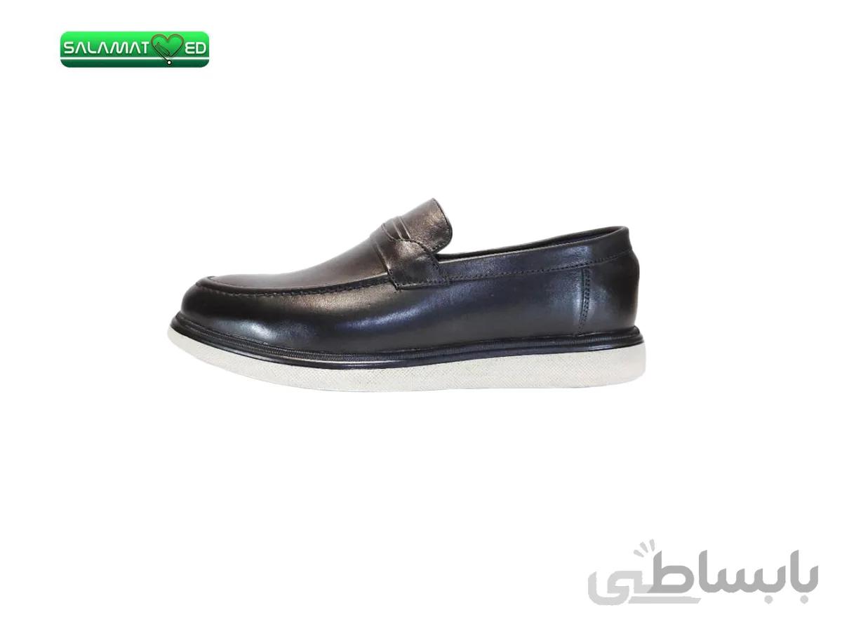 کفش چرم طبی مردانه جی اف اس مدل Milano – رنگ مشکی