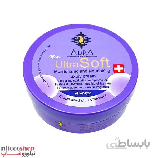 کرم مغذی و نرم کننده آدرا مدل Grape seed oil & vitaminE حجم 200 میلی لیتر