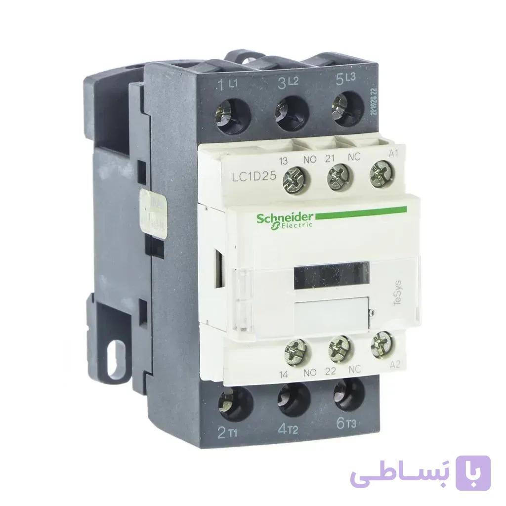 کنتاکتور اشنایدر الکتریک 25 آمپر 220 ولت AC