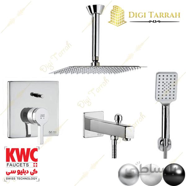 شیر دوش توکار kwc مدل آوا تیپ ۴