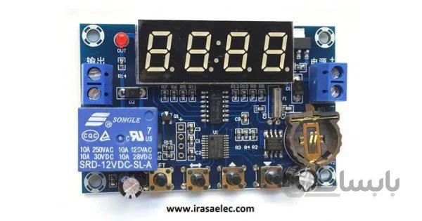 ماژول تایمر 3 زمانه 12 ولت 24 ساعته XH-M196