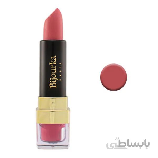 رژلب جامد مات مخملی بیجورکا مدل Long Lasting شماره 14 ا Long Lasting Matte velvet Lip Stick-Bijourka NO.14