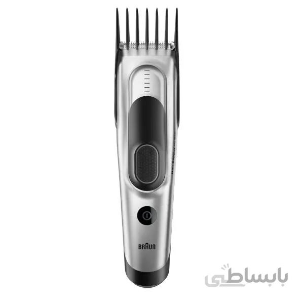 ماشین اصلاح براون مدل Braun HC5090 ا Hair clipper HC5090 with 2 combs for 16 precise length settings, charging stand and pouch.