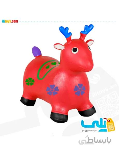 110-17 گوزن پرشی بادی موزیکال قرمز