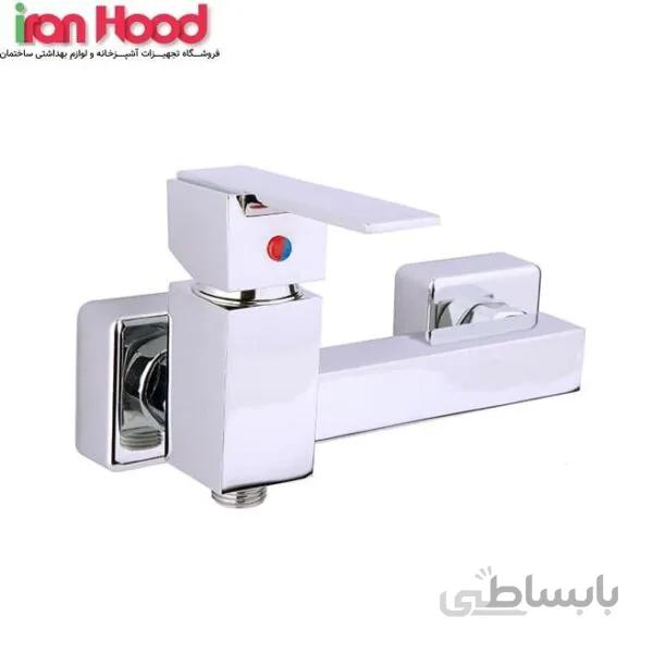 شیر توالت البرز روز مدل فلت ا Alborzrooz Flat toilet tap