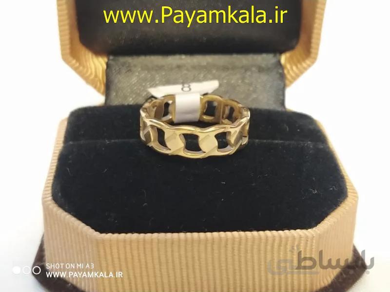 انگشتر زنانه طرح حلقه سایز 6 کد 015