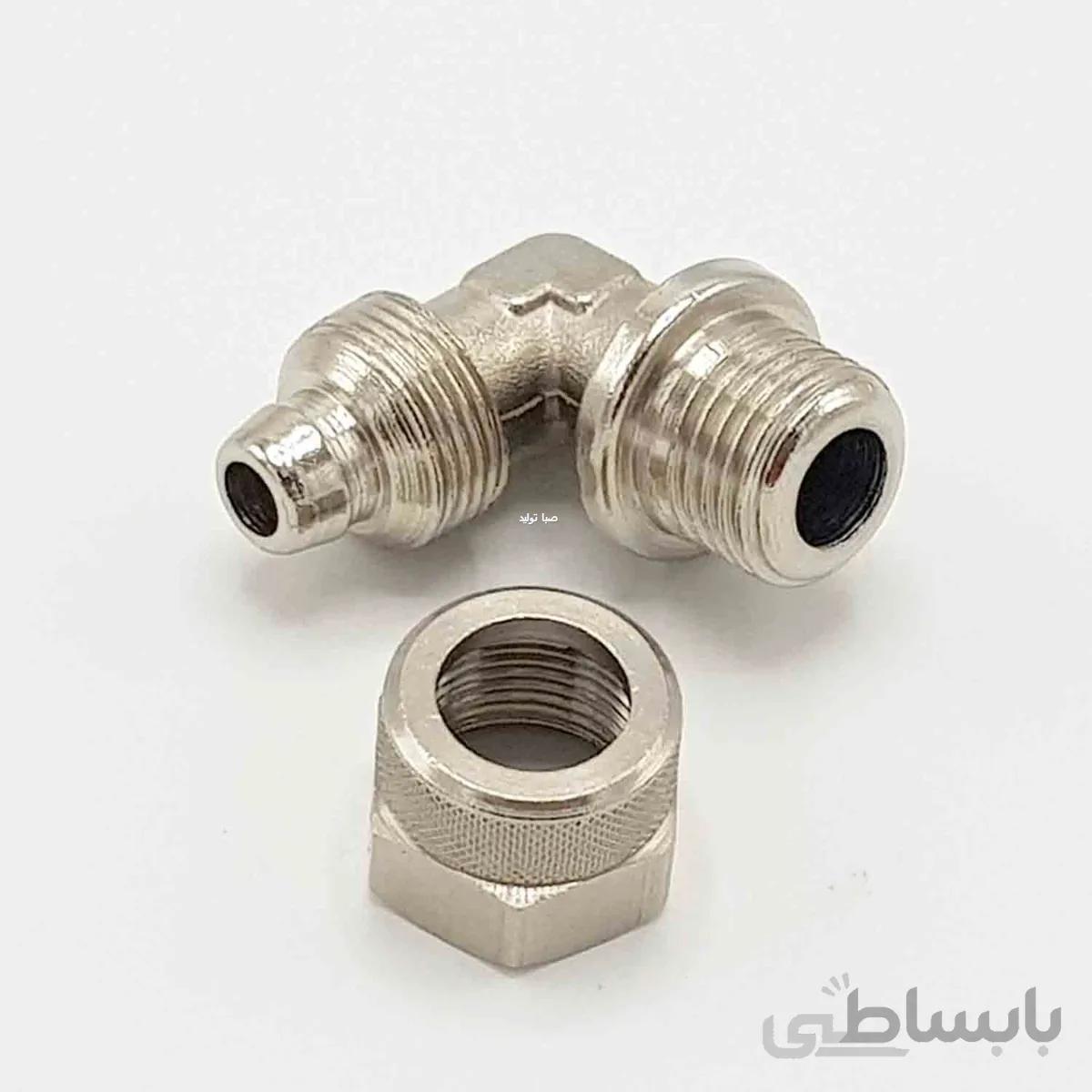 اتصال زانویی مهره ای 1/4 به 6