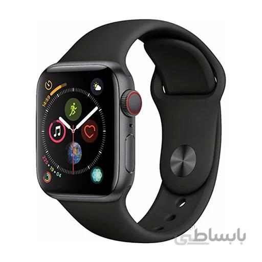 ساعت هوشمند اپل واچ نسل چهارم 44 میلیمتری طلایی با بند اسپورت صورتی ا Apple Watch 44mm Series 4 Gold Aluminum Case with Pink Sand Sport Band Smartwatch